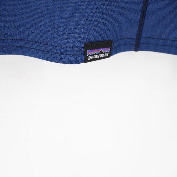 Patagonia Shirt Men's 2XL Capilene Baselayer Midweight Zip Neck Long Sleeve Blue - Picture 4 of 13